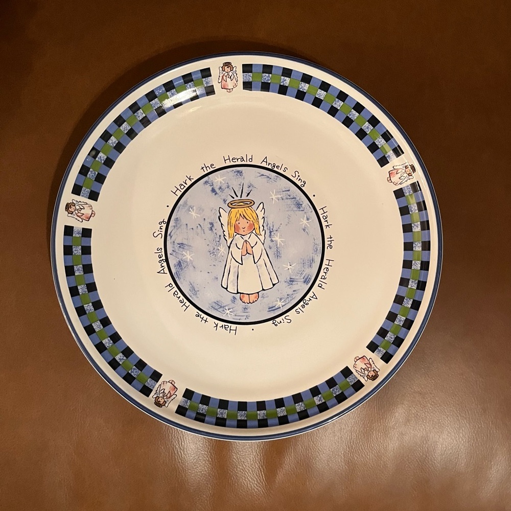 1998 International China Christmas Angel Plate
